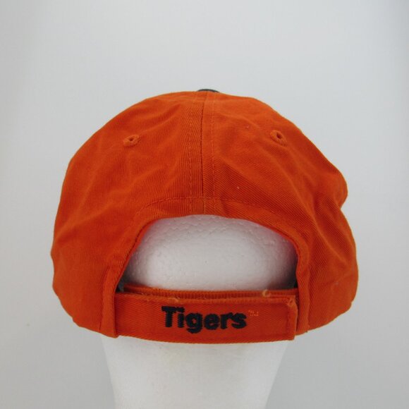 Auburn University Tigers Orange & Black Men's Adjustable Strap Back Cap Hat - Picture 6 of 8